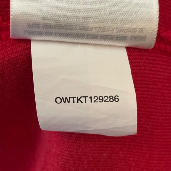 Juicy Couture Spell Out Los Angeles Womens Size XS Oversized Red Velour Hoodie - Picture 13 of 15